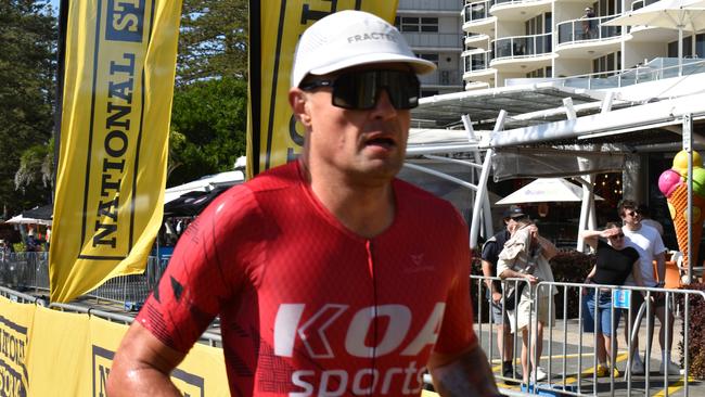 Athletes at the Sunshine Coast Ironman 70.3 2023.