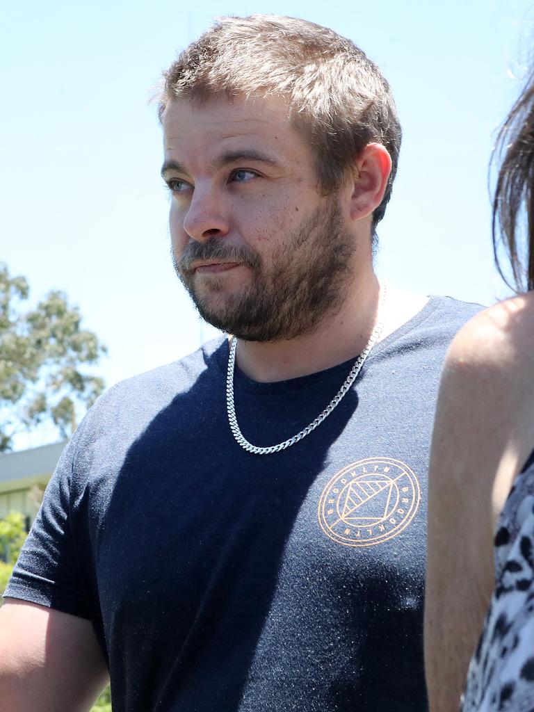 Kerrod Frahm leaves the Murgon Court House after he was charged with manslaughter; charges which were dropped in 2024. Picture: Liam Kidston