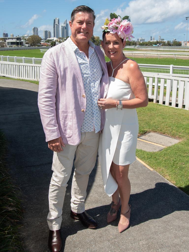 Lucas Young and Karen Young at The Dome Garden Party. Picture: Andrew Meadowcroft.