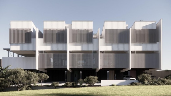 Renders of the proposed set of units at 18 Osprey Street, Caloundra. Photo: Reitsma and Associates