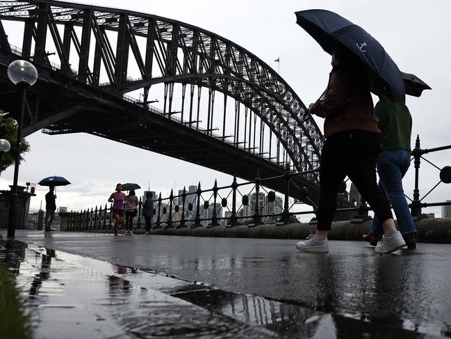 SUNDAY TELEGRAPH. MAY 11, 2024.Pictured is wet weather in Sydney today. Picture: Tim Hunter.
