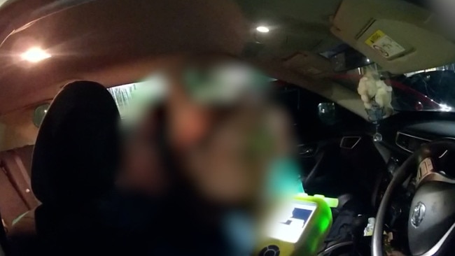 The woman blew 0.379 per cent, one of the highest readings recorded in Queensland. Picture: QPS