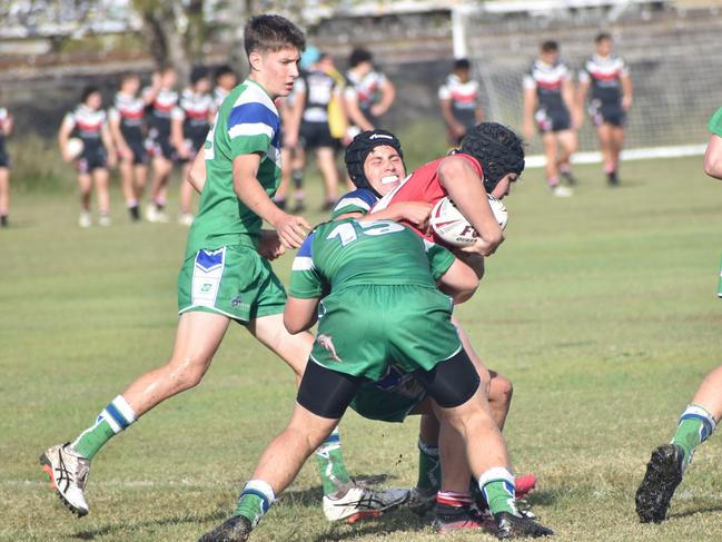 Dolphins Challenge, Round 5, The Cathedral College versus Shalom College, Kettle Park, Rockhampton, July 25, 2023.