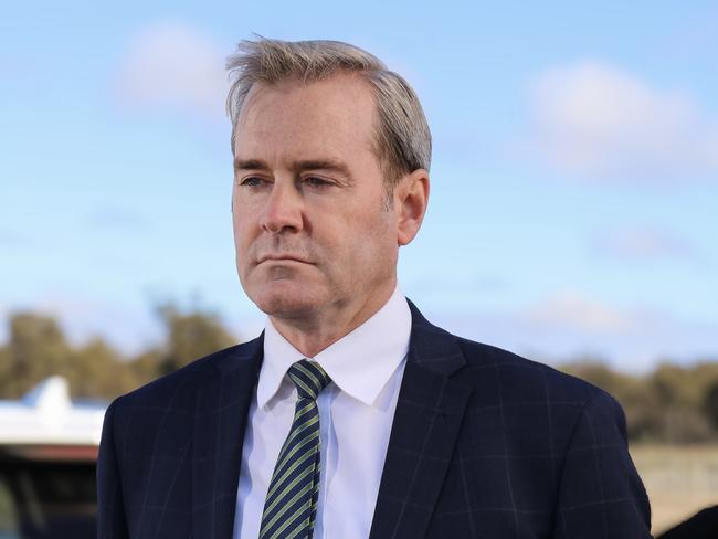 Treasurer and Infrastructure Minister Michael Ferguson celebrates the near completion of the Midland Highway Action Plan. Picture: Stephanie Dalton