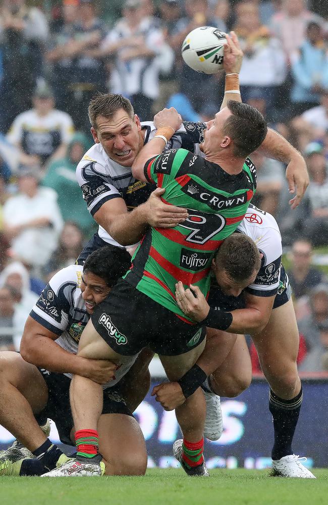 Damien Cook was enormous for South Sydney. (AAP Image/Marc McCormack)