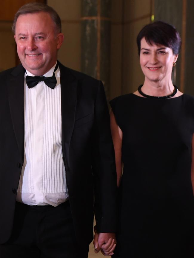 Anthony Albanese and his former wife Carmel Tebbutt. Picture: AAP