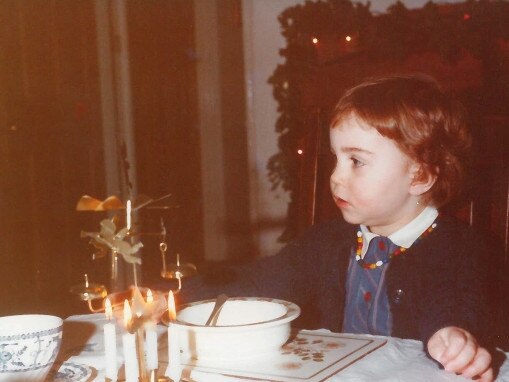 Princess Kate Middleton as a toddler. Picture: ITV