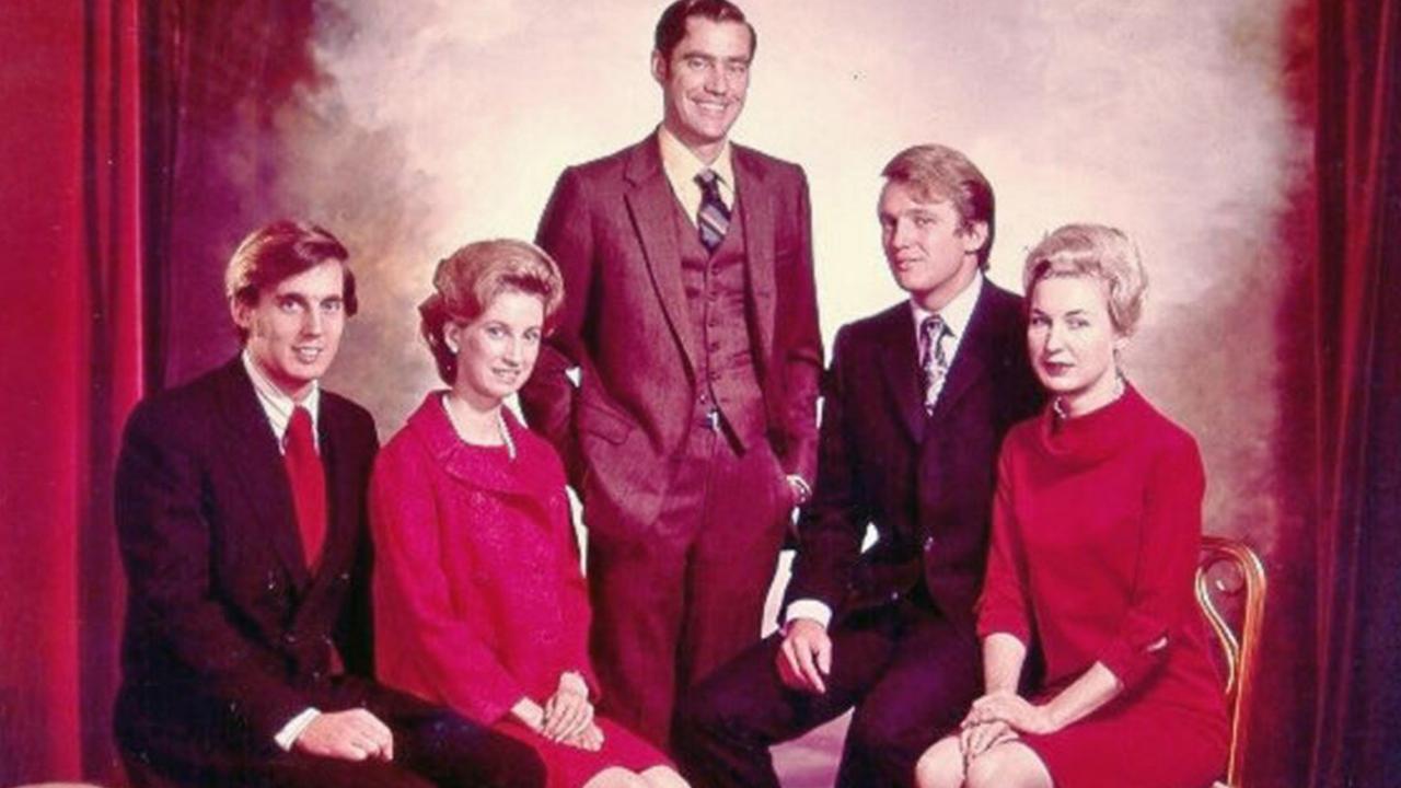 A family photo of the five Trump siblings. From left to right – Robert, Elizabeth, Freddy, Donald and Maryanne.