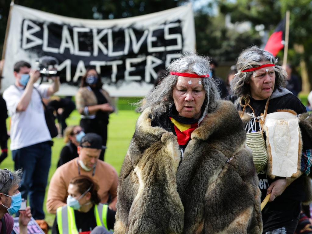 Sydney’s Black Lives Matter protest drew a strong crowd. Photo: NCA NewsWire/ Gaye Gerard