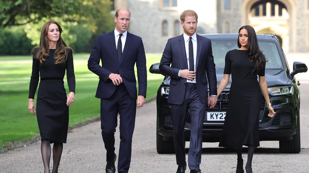 Kate and Will, and Harry and Meghan pleasantly surprised Brits by doing an impromptu walkabout on Saturday. Picture: Chris Jackson – WPA Pool/Getty Images