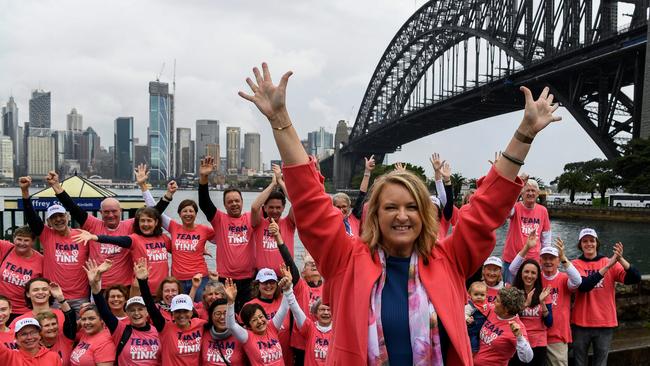 Independent MP for North Sydney Kylea Tink was guest speaker at a recruitment drive for Climate 200 on the Sunshine Coast. Picture: Bianca De Marchi