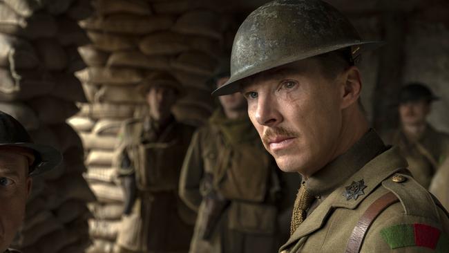 Benedict Cumberbatch as Colonel Mackenzie in 1917. Picture: Universal Pictures