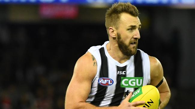 Lynden Dunn was a bargain pick up for the Magpies. Picture: AAP