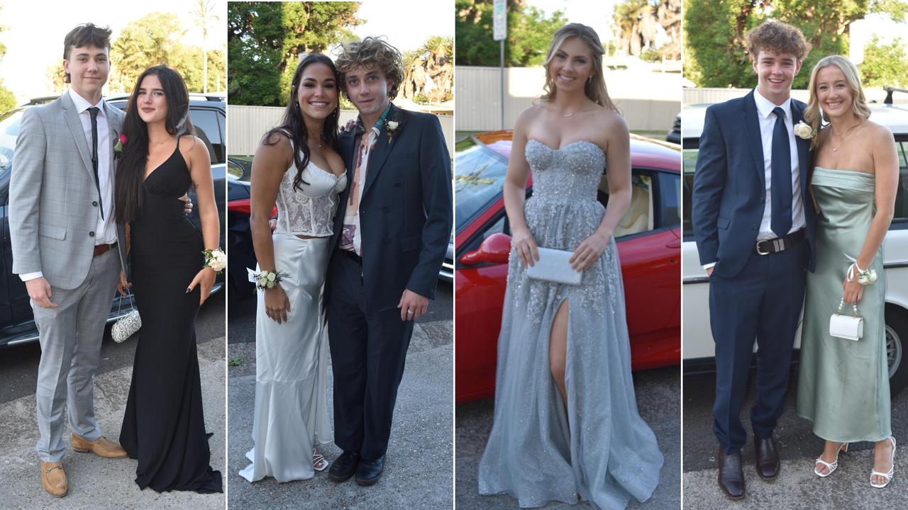 The 2022 graduating class of Sunshine Coast Grammar School hit the red carpet in style for their senior formal. Picture: Sam Turner