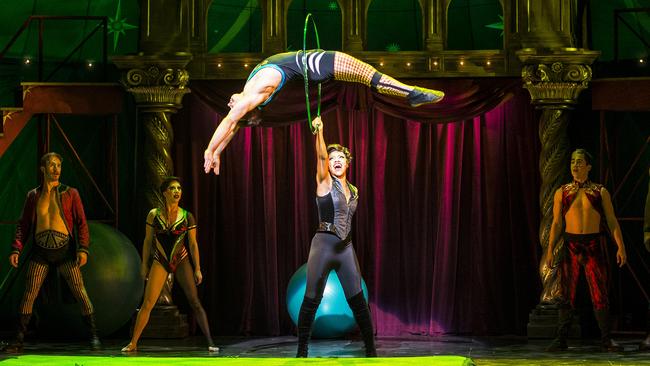 Pippin is a circus-themed Tony award winning Broadway hit.