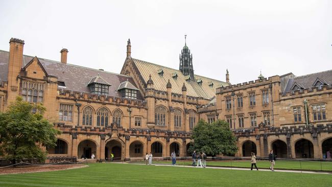 Universities have pushed back against the idea of a student cap. Picture: NewsWire/Simon Bullard.