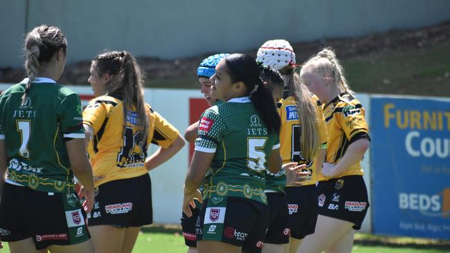 Harvey Norman under 19s game between the Ipswich Jets and Sunshine Coast Falcons. Saturday March 4, 2023. Picture, Nick Tucker.