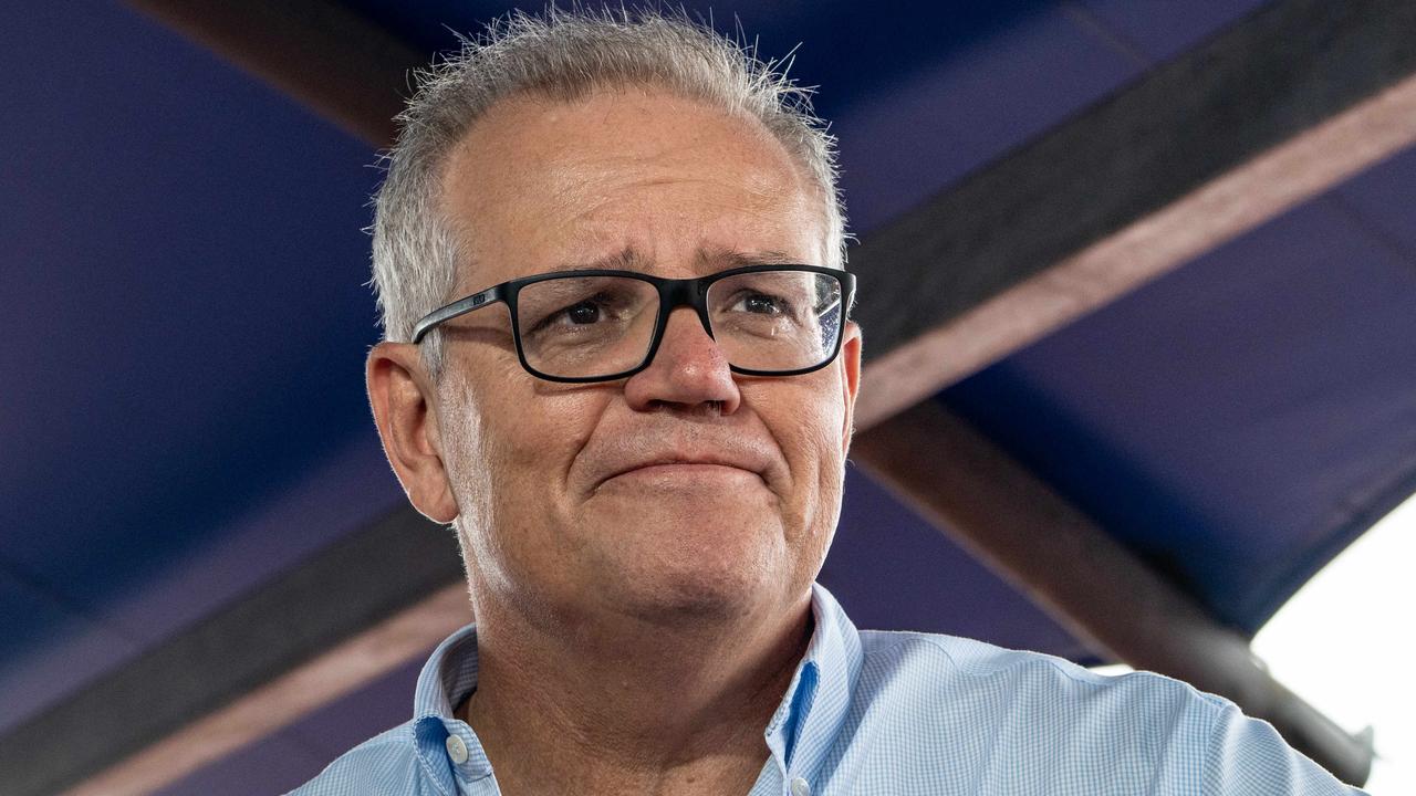 Former Liberal prime minister Scott Morrison was full of praise for Donald Trump, who will win a second stint in the White House. Picture: NewsWire/ Flavio Brancaleone