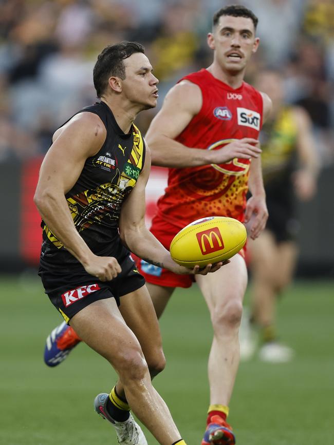 Daniel Rioli has requested a trade to Gold Coast. Picture: Darrian Traynor/Getty Images