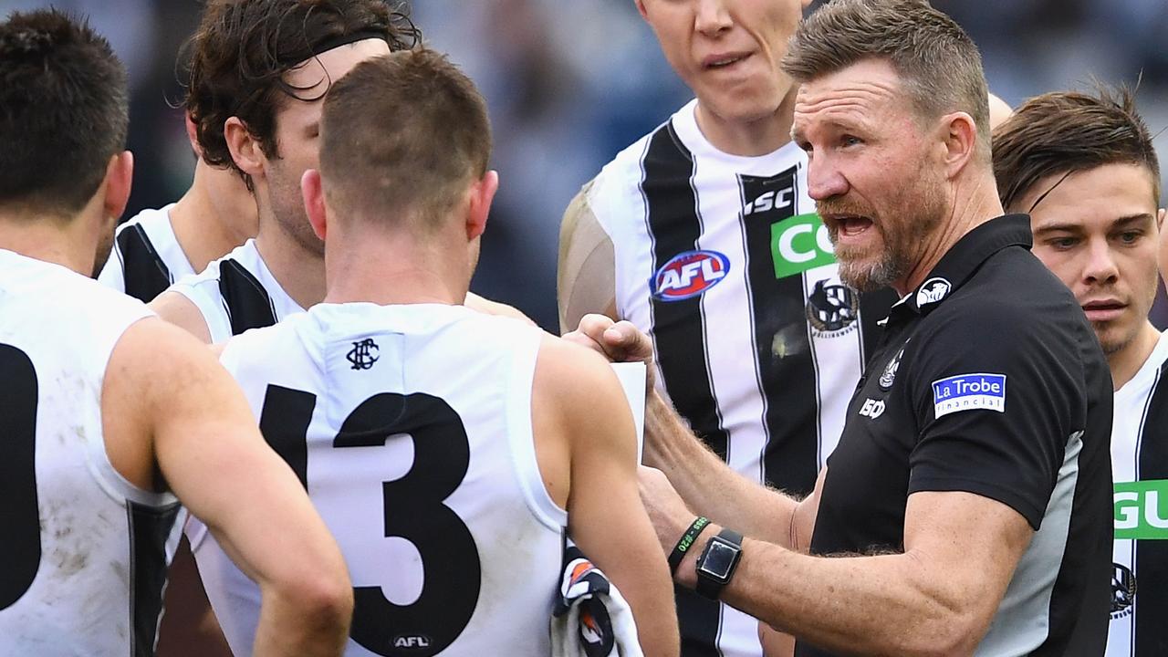 Afl 2018 Nathan Buckley Says Starting Positions Will Be A Blight On The Game Collingwood Afl