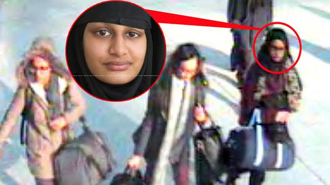 Shamima Begum (right, inset) is the only known survivor of the three schoolgirls from Bethnal Green Academy whose fate has been unknown at home since they fled Britain together in 2015 to join Islamic State.