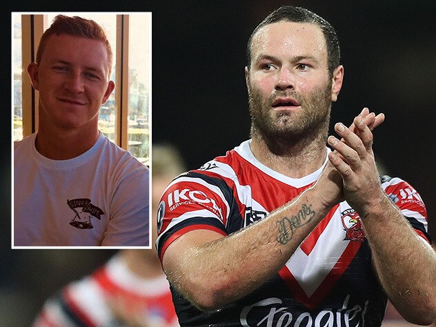 Boyd Cordner and (inset) his cousin, Joel Dark.