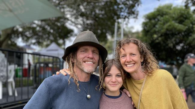 Troy, left, Layla, middle, and Amy, right. Picture: Asa Andersen.