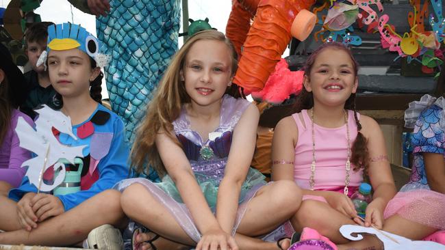 Our Lady of Lourdes Primary School Ingham. Photographs from the Maraka Festival Street Parade around the Ingham central business district on Saturday. In an ‘Under the Sea’-themed celebration of all things Hinchinbrook, school students, community organisations, emergency responders and contestants vying for the prized Queen and Princess titles paraded around Rotary Park in the centre of the town. Picture: Cameron Bates