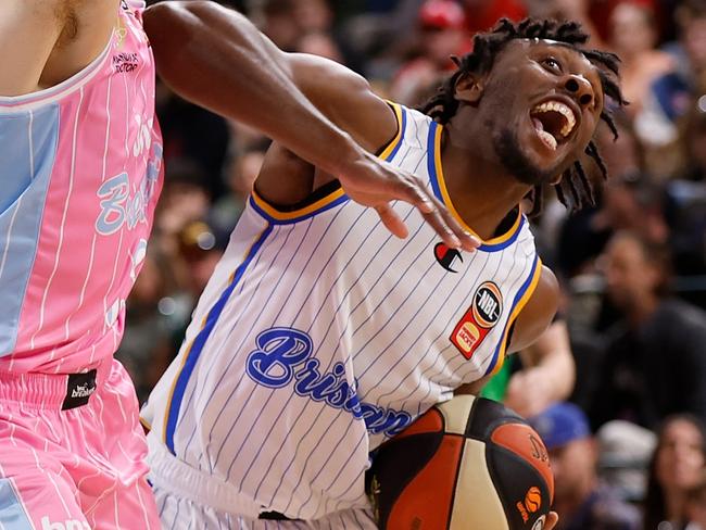 It was a rough NBL debut for new Bullets import point guard James Batemon. Picture: Getty Images