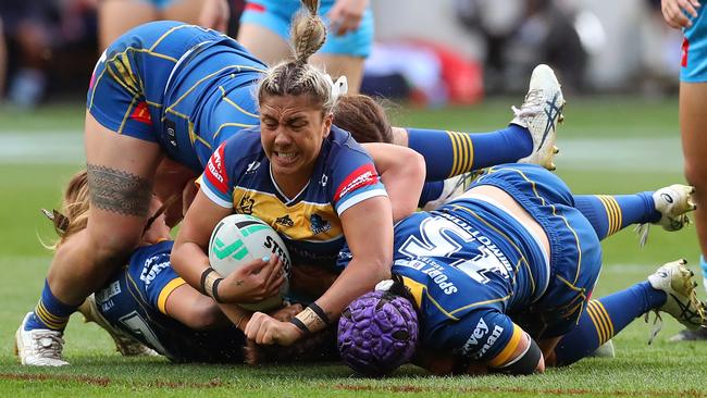 Shannon Mato was strong was for the Titans. Picture: Kelly Defina/Getty Images