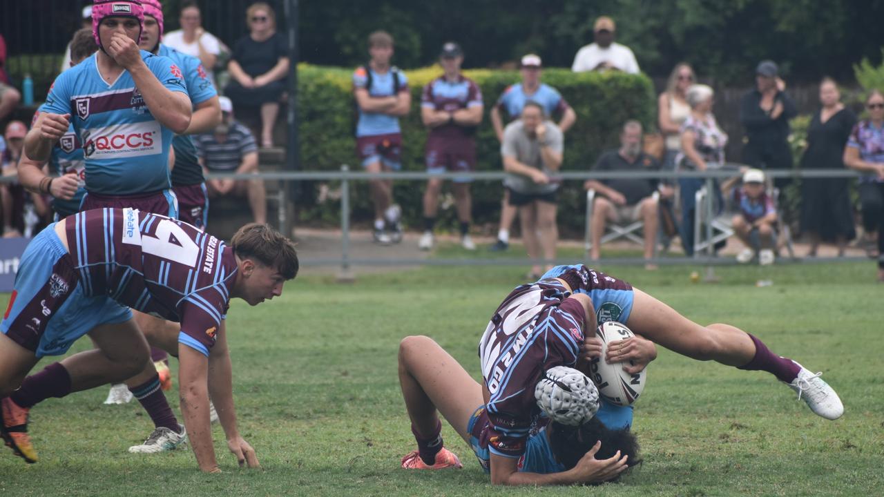 Under-17 boys pre-season trial, CQ Capras versus Mackay Cutters at Rugby Park, Rockhampton, on February 1, 2025.