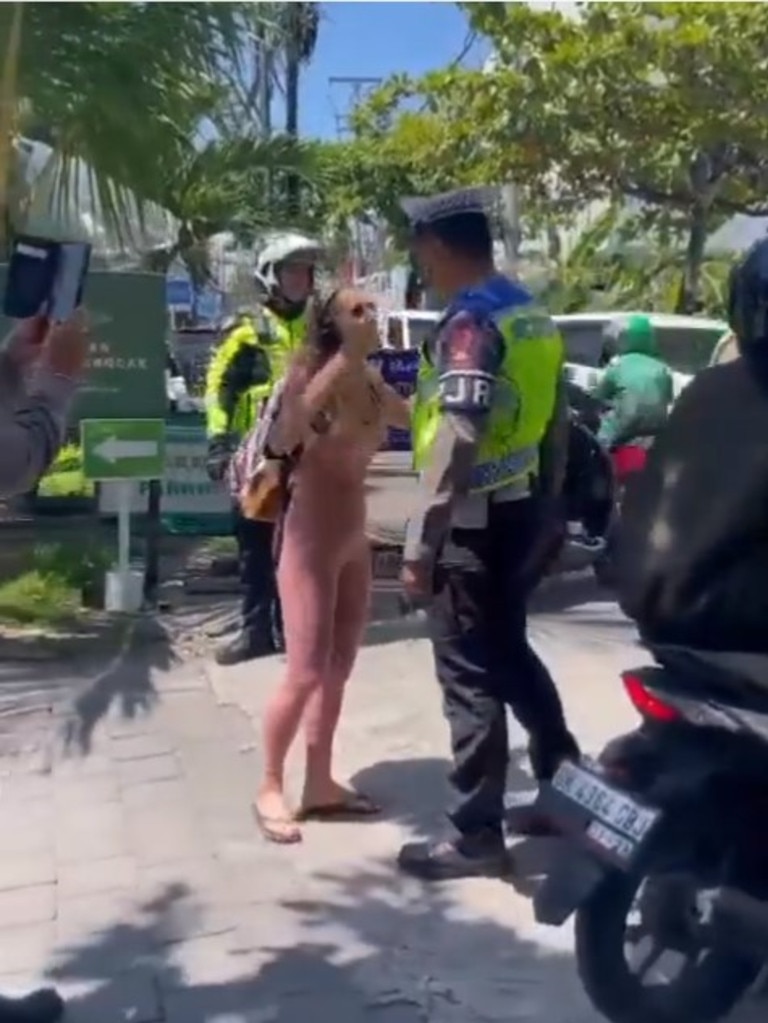 Indonesians slammed the woman’s behaviour on social media. Picture: Twitter / @akuluka