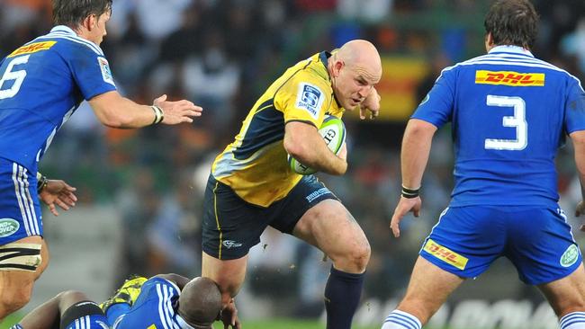 CAPE TOWN, SOUTH AFRICA - JUNE 20: Stephen Moore (Captain) of the Brumbies during the Super Rugby Qualifying Final match between DHL Stormers and Brumbies at DHL Newlands Stadium on June 20, 2015 in Cape Town, South Africa. (Photo by Ashley Vlotman/Gallo Images/Getty Images)