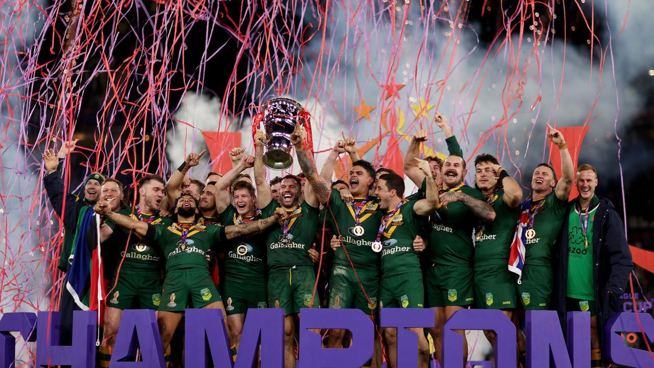 The Kangaroos are World Cup champions again. (Photo by Naomi Baker/Getty Images)