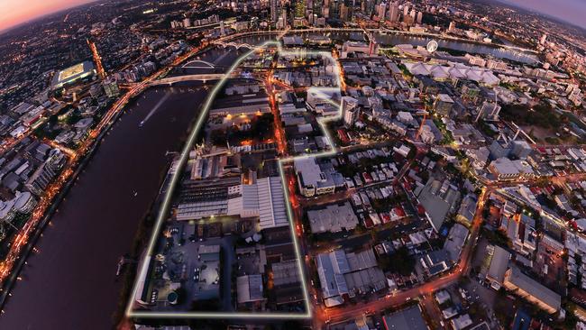 The Kurilpa Riverfront Renewal precinct West End draft master plan.