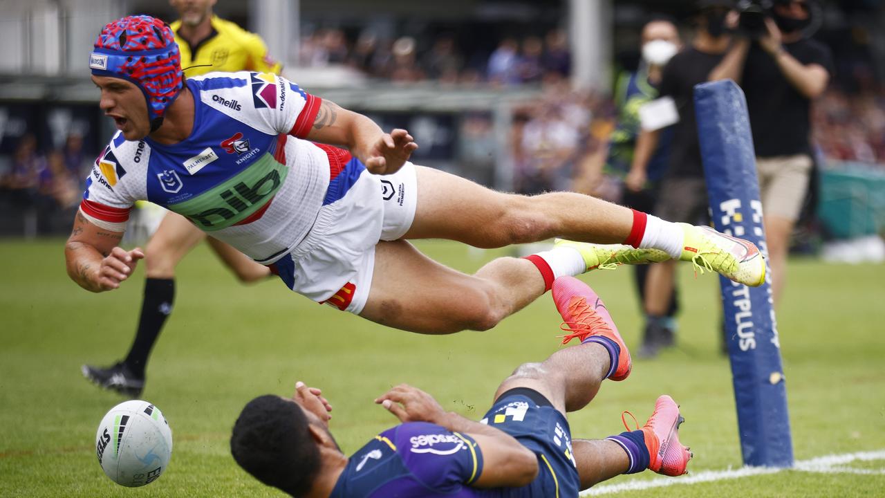 Kalyn Ponga will extra responsibility this season as captain of the Knights. Picture: Daniel Pockett/Getty Images