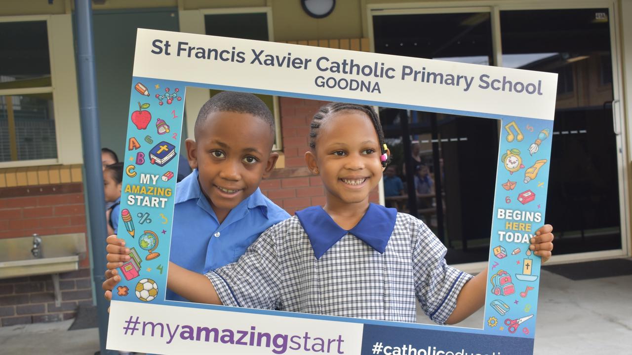 Miah and her big brother - St Francis Xavier Catholic Primary School, Goodna.