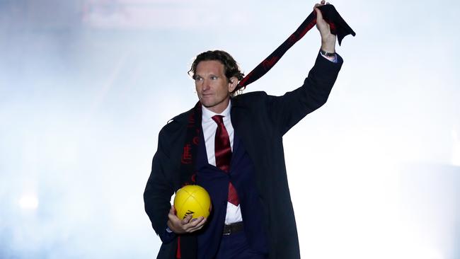 James Hird was a big hit at Essendon’s 150th celebration. Picture: Getty Images