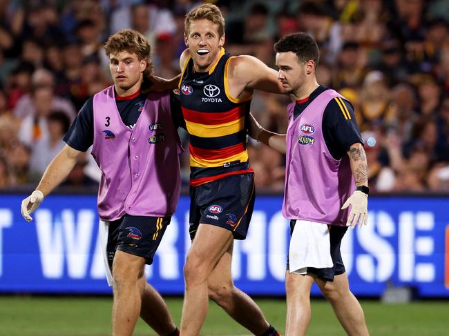 Adelaide will have to try to maintain its positive start to the season without veteran star Rory Sloane. Picture: AFL Photos/Getty Images