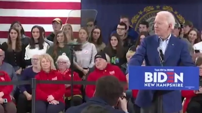 Jill Biden steps in to usher husband’s heckler out of room at New Hampshire event (CBS)