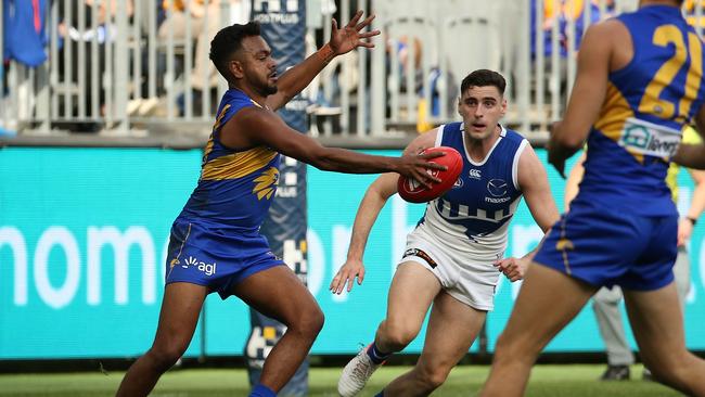 Rioli is facing a long time out of the game. Picture: Getty