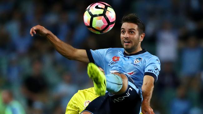 Sydney FC's Michael Zullo has bounced back from his injury woes. Picture: Gregg Porteous