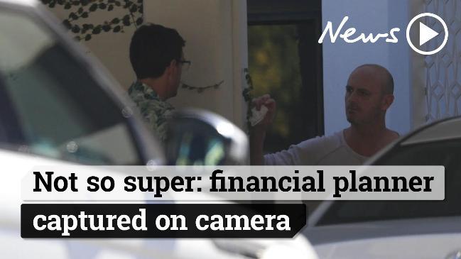 Financial planner "fraud" captured on camera 