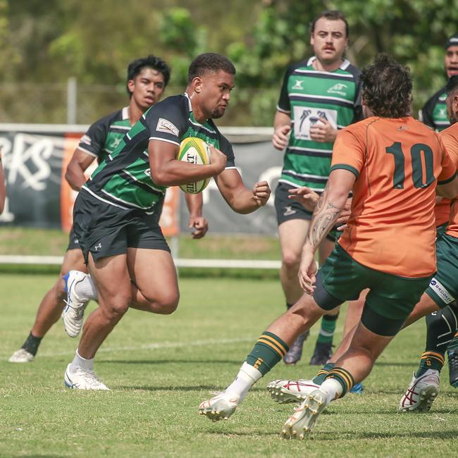 Surfers Paradise Dolphins host Queensland Premier Rugby club Sunnybank at Broadbeach Waters. Picture:Glenn Campbell