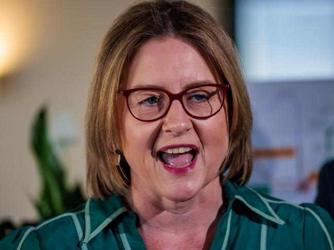 Premier Jacinta Allan said it would become easier for people to build a second home on their block. Picture: NewsWire / Nadir Kinani