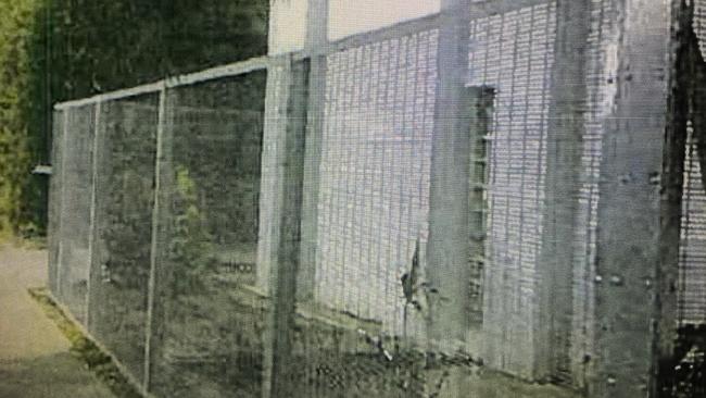 The fence that was the subject of a bizarre dispute between Porsche driver Richard Pusey and his local council.