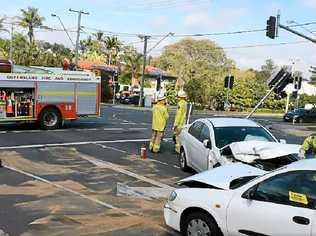 MAYHEM: An out of control driver rammed several vehicles on Warwick Rd in September last year.