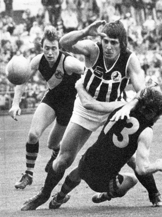 Russell Ebert in action for Port Adelaide in 1978. Picture: The Advertiser files