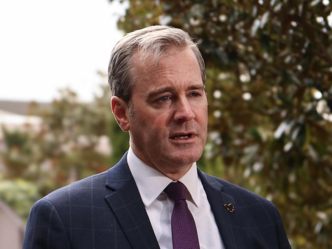 Treasurer, Michael Ferguson discusses the 2024-25 Tasmanian Budget at the Country Club Tasmania in Launceston. Picture: Stephanie Dalton