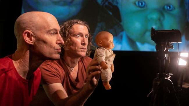 Shane Dundas and David Collins have brought their new show to Brisbane. Picture: Gavin D. Andrew